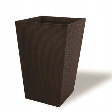 KETER Doniczka 28,5 x 43,5 cm rattan style 23,6 l