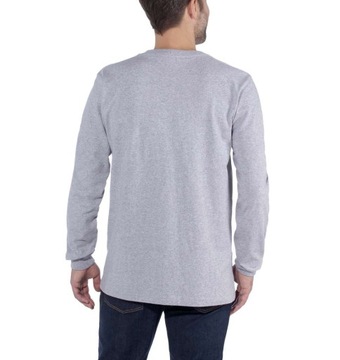 Koszulka CARHARTT LONG SLEEVE CORE LOGO HEATHER GREY 2XL