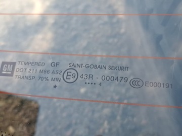 CORSA D 3D SKLO (OKNO) ZADNÍ W KRYT OE