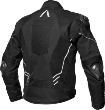 МУЖСКАЯ ЛЕГКАЯ ТЕКСТИЛЬНАЯ МОТОЦИКЛНАЯ КУРТКА ADRENALINE VIRGO PPE ЧЕРНАЯ M