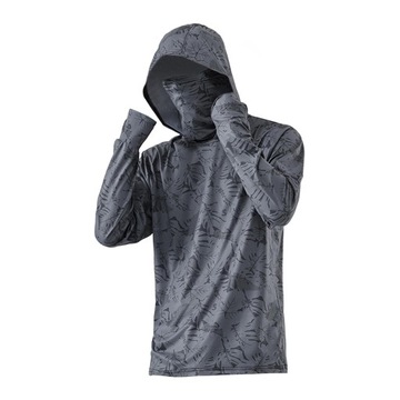 Sun Protection Hoodie Shirt XXL Dark Gray