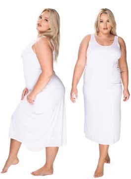 HALKA DAMSKA CLARYSA MEWA BIAŁA R.54