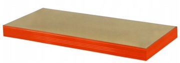 Pomarańczowa półka 100x50 regał metalowy Helios275