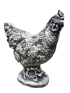 Figura BETONOWA, kura dekoracyjna do ogrodu