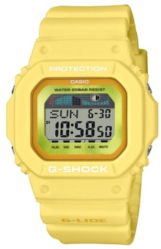 Młodzieżowy zegarek Casio G-Shock GLX-5600RT Żółty