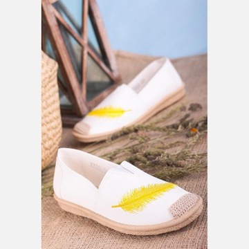 ESPADRYLE SLIP ON TRAMPKI TENISÓWKI LEKKIE BUTY 37
