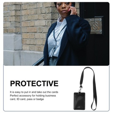 Кожаный футляр для бейджа