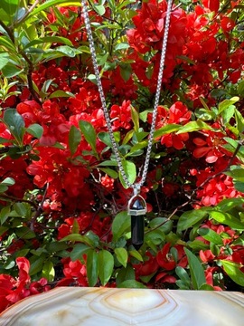 Кулон Кулон Турмалин Наконечник Стрелы Натуральный Камень Защита Здоровья Счастья