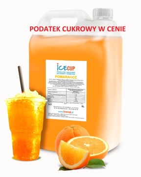 Syropy do Granity (1+7) o smaku Pomarańczy 5L