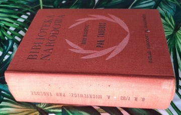 Pan Tadeusz Adam Mickiewicz BIBLIOTEKA NARODOWA