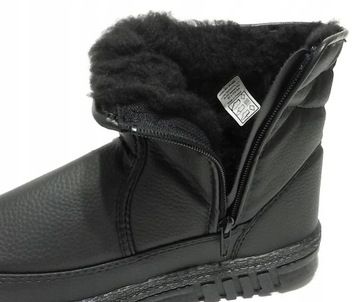 BUTY ZIMOWE NA ZAMEK ŚNIEGOWCE OCIEPLANE POL 41