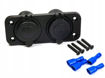 УСТАНОВОЧНЫЙ КОМПЛЕКТ: ПРИКУРИВАТЕЛЬ + 2 x USB