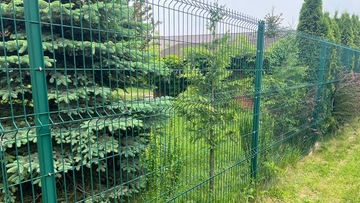 PANELE ogrodzeniowe 3D - 1,73 m / 5 mm ZIELONE