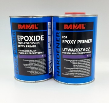 Podkład epoksydowy 1:1 0,8l + 0,8l biały