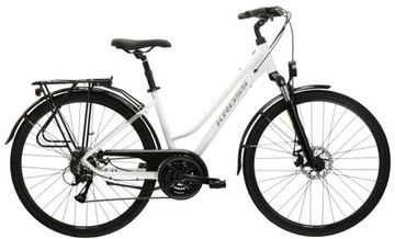 Rower KROSS Trans 3.0 Biały Shimano Acera Damski