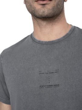 ФУТБОЛКА 4F МУЖСКАЯ СПОРТИВНАЯ ФУТБОЛКА, ХЛОПОК