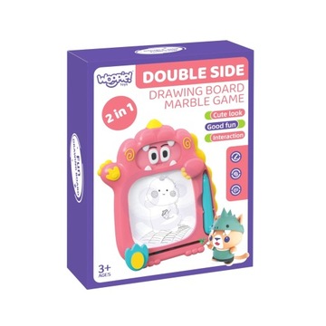 ZNIKOPIS TABLICA MAGNETYCZNA 2w1 GRA ZRĘCZNOŚCIOWA PINBALL FLIPPER WOOPIE