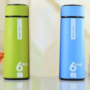 СТЕКЛЯННАЯ БУТЫЛКА ДЛЯ ВОДЫ С ЦВЕТНОЙ КРЫШКОЙ, МОТИВАЦИЯ 450 мл