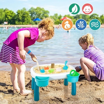 СТОЛ ДЛЯ ПЕСОЧНИЦЫ С ВОДНОЙ СТОЛИКОЙ ДЛЯ ПЕСКА И ВОДЫ АКСЕССУАРЫ MATADI