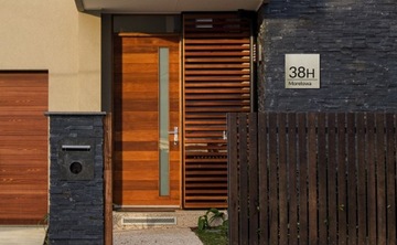 Адресная табличка с номером дома ALU доска 30х30 см