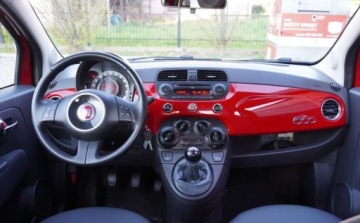 Fiat 500 II Hatchback 3d 1.2 69KM 2010 Fiat 500 Bezwypadkowa Serwisowana 1-Wlasciciel Klimatyzacja Alufelgi Piekna, zdjęcie 7