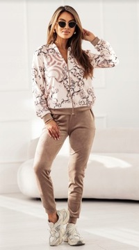 Велюровый спортивный костюм ELEGANT SET СВИТШОТ-БОМБЕР PL ЦВЕТА РАЗМЕРЫ