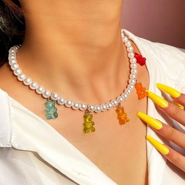 РАЗНОЦВЕТНЫЕ МИШКИ, ЖЕЛЕЕВЫЕ МИШКИ, ЖЕМЧУЖНОЕ ОЖЕРЕЛЬЕ