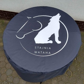 HorseMania - водонепроницаемая крышка тюка/кормушки ВАШ ПРИНТ, персонализация