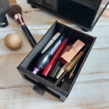 Шкатулка для драгоценностей с выдвижными ящиками, органайзер для деревянных коробок