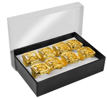 ЗОЛОТОЕ ДОЛЛАРОВОЕ ГАНГСТЕРСКОЕ КОЛЬЦО С ДЕНЕЖНОЙ ПЕЧАТКОЙ