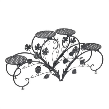 Подставка для цветов, металлическая подставка для цветов, 4 горшка.