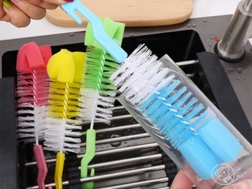 ЩЕТКА ДЛЯ МЫТЬЯ БУТЫЛОК, ПОСУДЫ, КРУЖЕК, СТЕКЛОВ, МОЕЧНАЯ МАШИНА С ДЛИННОЙ ПРОВОЛОКОЙ