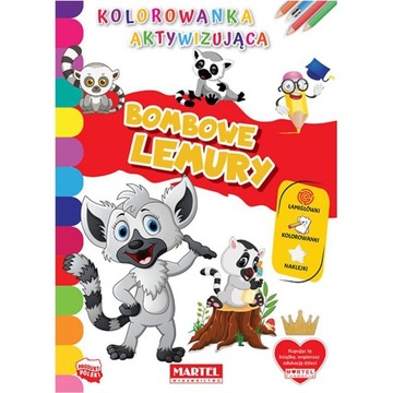 753785 KOLOROWANKA AKTYWIZUJĄCA BOMBOWE LEMURY