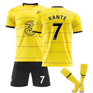 Komplet koszulek piłkarskich Chelsea FC away Nr 7 KANTÉ
