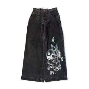 мужские брюки уличная одежда джинсы JNCO Jeans Y2k Hi