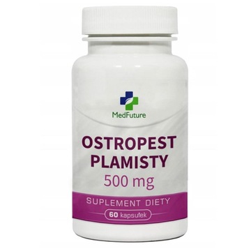 Suplement diety Ostropest plamisty 500 mg 60 kapsułek NA WĄTROBĘ