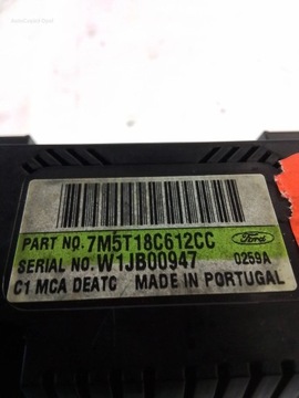 FORD KUGA I MK1 PANEL VENTILACE KLIMATIZACE 7M5T18C612CC