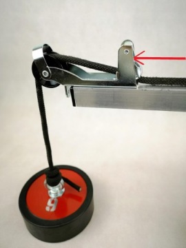 ЯКОРНАЯ РУЧКА СО ШКИВОМ И ВЕРЕВОЧНЫМ ЗАМКОМ ПОНТОННАЯ ЛОДКА