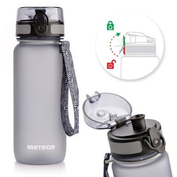 BUTELKA BIDON NA WODĘ 650ml TRITAN Z SITKIEM USTNIKIEM UCHWYTEM BPAfree