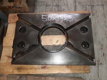 Płyta teowa cnc maszynowa do prasy 50x34x5 cm.