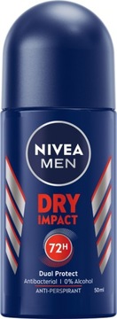 NIVEA MEN DRY IMPACT ANTYPERSPIRANT ROLL ON 50ml