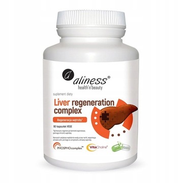 ALINESS Liver Regeneration Complex DETOX WĄTROBY 90 kapsułek OSTROPEST