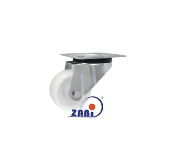Koło z tworzywa do wózków SKRĘTNE 80mm 8cm
