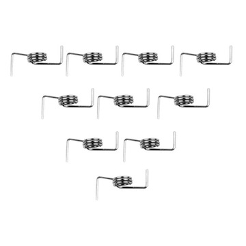 10 sztuk Zaciski sprężynowe koła kołowrotka bębnowego Zmodyfikowane sprężyny skrętne 3 mm