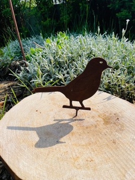 Украшение птицы, фигурка, скульптура, сад, цветочный горшок, украшение для забора, кол, терраса, металл