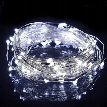 50 СВЕТОДИОДНЫХ МИКРОПРОВОДНЫХ ЛАМП, НА АККУМУЛЯТОРАХ, очень теплые.