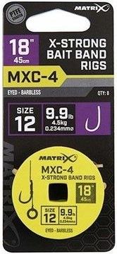 PRZYPONY MATRIX FEEDER MXC-4 Z GUMKĄ 12 BARBLESS