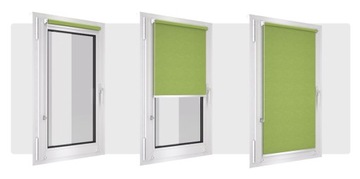 ROLETA OKIENNA GŁADKA MINI z NAPINACZEM 103x140 cm
