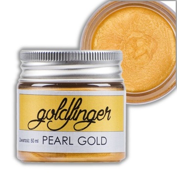 PASTA POZŁOTNICZA PERŁOWE ZŁOTO WOSK DEKORACYJNY GOLDFINGER 50 ML