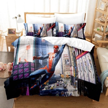 Prześcieradło pikowania z serii Spider-Man 3-częściowy zestaw